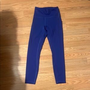 Lululemon Athletica Blue Leggings High-Waist Full-Length
